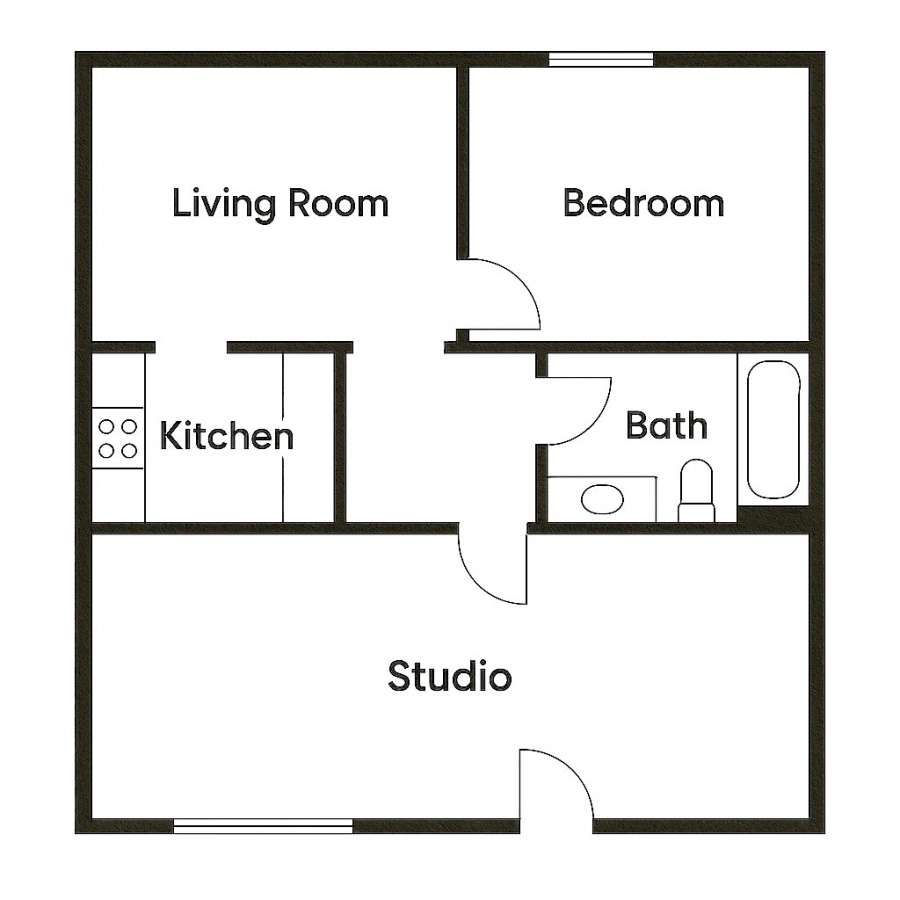 Art Studio Grundriss