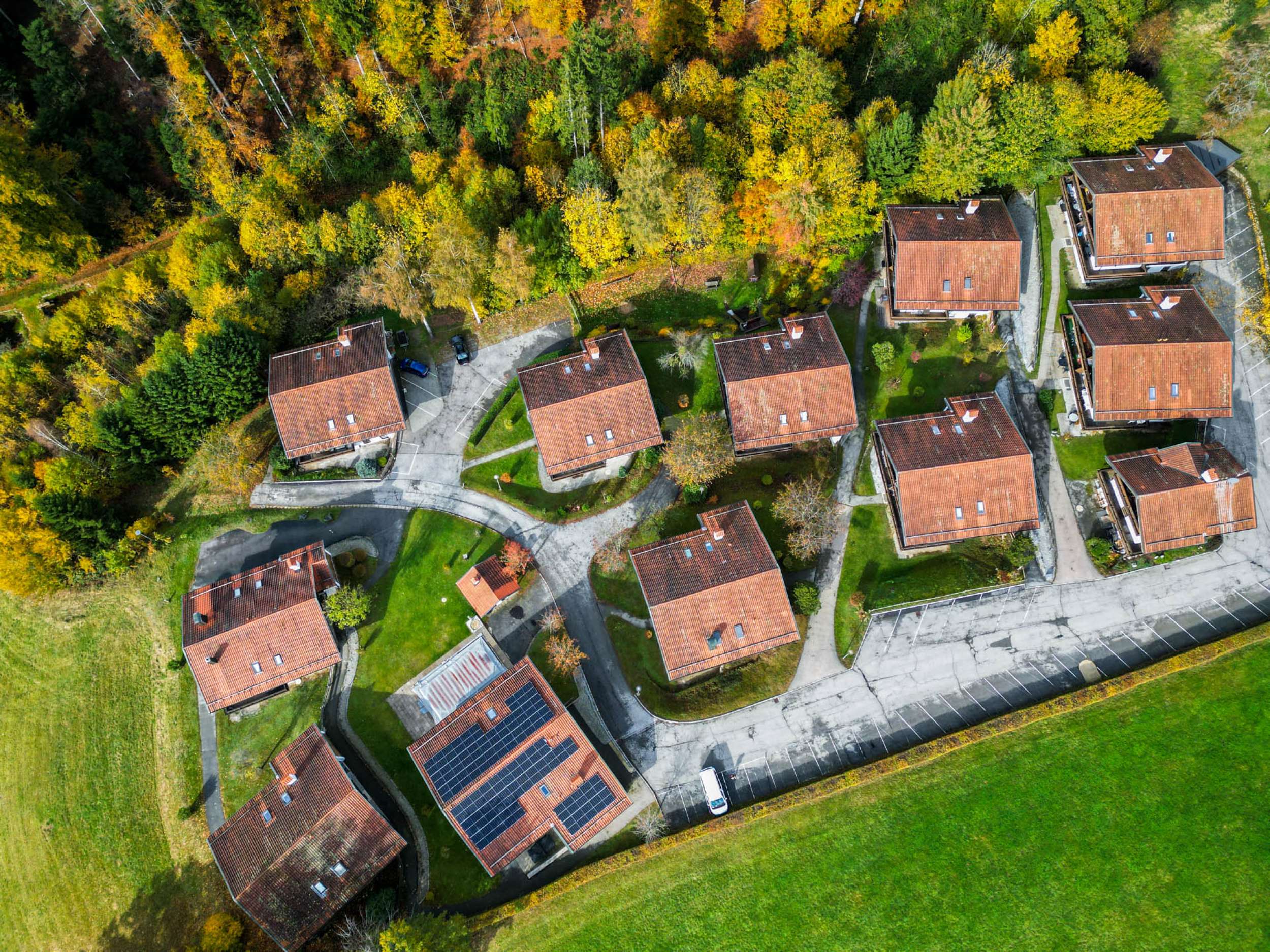 Feriendorf Hauzenberg Luftaufnahme
